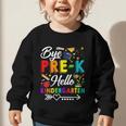 Bye Pre-K Hello Kindergarten Students Pupils Back To School Graphic Toddler Sweatshirt