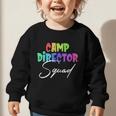 Camp Director Squad Counselor Camper Camping Back To School Graphic Toddler Sweatshirt Camp Director Squad Counselor Camper Camping Back To School Graphic Toddler Sweatshirt