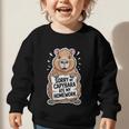 Capybara Ate My Homework Sorry Back To School Animal Graphic Toddler Sweatshirt