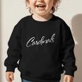 Cardinals Heart Back To School Spirit Graphic Toddler Sweatshirt