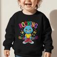 Cat Rocking I n My School Shoes Back To School Student Graphic Toddler Sweatshirt