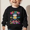 Cat Rocking In My School Shoes Back To School Kids Tee Graphic Toddler Sweatshirt Cat Rocking In My School Shoes Back To School Kids Tee Graphic Toddler Sweatshirt