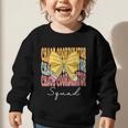 Chaos Coordinator Squad Groovy Coquette Bow Back To School Graphic Toddler Sweatshirt Chaos Coordinator Squad Groovy Coquette Bow Back To School Graphic Toddler Sweatshirt