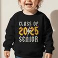 Class Of 2025 Senior Rock N Roll Back To School Music Lover Graphic Toddler Sweatshirt