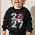 Class Of 2027 Cheer Red Senior 2027 Back To School Graphic Toddler Sweatshirt Class Of 2027 Cheer Red Senior 2027 Back To School Graphic Toddler Sweatshirt