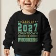 Class Of 2027 Countdown In Progress Fun Back To School Retro Graphic Toddler Sweatshirt Class Of 2027 Countdown In Progress Fun Back To School Retro Graphic Toddler Sweatshirt