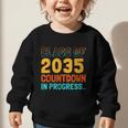 Class Of 2035 Countdown In Progress Fun Back To School Retro Graphic Toddler Sweatshirt Class Of 2035 Countdown In Progress Fun Back To School Retro Graphic Toddler Sweatshirt