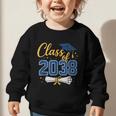 Class Of 2038 Grow With Me Kindergarten Back To School Graphic Toddler Sweatshirt