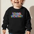 Colorful School Secretary Back To School Rainbow Graphic Toddler Sweatshirt Colorful School Secretary Back To School Rainbow Graphic Toddler Sweatshirt