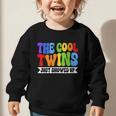 Cool Twins Just Showed Up Kid Boy Teen Twin Back To School Graphic Toddler Sweatshirt Cool Twins Just Showed Up Kid Boy Teen Twin Back To School Graphic Toddler Sweatshirt