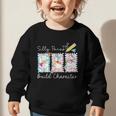 Coquette Back To School Silly Paras Build Character Graphic Toddler Sweatshirt Coquette Back To School Silly Paras Build Character Graphic Toddler Sweatshirt