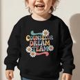 Counselor Dream Team Retro Back To School Counselor Squad Graphic Toddler Sweatshirt