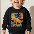 Crush 1st Grade Dinosaur Back To School Class Of 2037 Boy Graphic Toddler Sweatshirt Crush 1st Grade Dinosaur Back To School Class Of 2037 Boy Graphic Toddler Sweatshirt