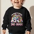 Crush 2nd Grade Girls Back To School Unicorn First Day Cute Graphic Toddler Sweatshirt Crush 2nd Grade Girls Back To School Unicorn First Day Cute Graphic Toddler Sweatshirt