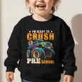 Crush Preschool Monster Truck Back To School Kids Boys Graphic Toddler Sweatshirt Crush Preschool Monster Truck Back To School Kids Boys Graphic Toddler Sweatshirt