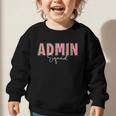 Cute Admin Squad Crew Team Back To School Administration Graphic Toddler Sweatshirt Cute Admin Squad Crew Team Back To School Administration Graphic Toddler Sweatshirt