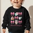 Cute Coquette Bows School Secretary Life Back To School Graphic Toddler Sweatshirt Cute Coquette Bows School Secretary Life Back To School Graphic Toddler Sweatshirt