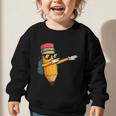 Dabbing Pencil Dancing Back To School First Day Student Boys Graphic Toddler Sweatshirt
