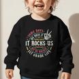 Some Days We Rock It 1st Grade Life Back To School Graphic Toddler Sweatshirt