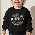 Some Days We Rock It Kindergarten Life Back To School Graphic Toddler Sweatshirt