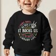 Some Days We Rock It Library Life Librarian Back To School Graphic Toddler Sweatshirt