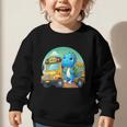 Dinosaur Kids Riding a Bus Back To School Ready To Crush Graphic Toddler Sweatshirt Dinosaur Kids Riding a Bus Back To School Ready To Crush Graphic Toddler Sweatshirt