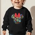Disney Minnie Mouse Back To School Supplies Face Outline Graphic Toddler Sweatshirt Disney Minnie Mouse Back To School Supplies Face Outline Graphic Toddler Sweatshirt
