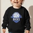 Ducks Volleyball Back To School Spirit B Graphic Toddler Sweatshirt Ducks Volleyball Back To School Spirit B Graphic Toddler Sweatshirt