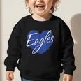 Eagles Heart Back To School Spirit B Graphic Toddler Sweatshirt