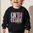 Fifth Grade Vibes 5th Grade Team Retro Back To School Graphic Toddler Sweatshirt