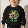 Fifth Grade Zoo Crew Wild Animal Safari Back To School Graphic Toddler Sweatshirt Fifth Grade Zoo Crew Wild Animal Safari Back To School Graphic Toddler Sweatshirt