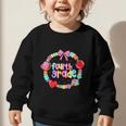 First Day Of 4th Grade Friendship Bracelet Back To School Graphic Toddler Sweatshirt