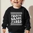 First Day Of Fourth Grade Vibes Girls Back To School Boys Graphic Toddler Sweatshirt First Day Of Fourth Grade Vibes Girls Back To School Boys Graphic Toddler Sweatshirt
