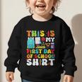 First Day Of School Shirt Boys Girls Back To School Graphic Toddler Sweatshirt First Day Of School Shirt Boys Girls Back To School Graphic Toddler Sweatshirt