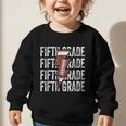 Football Fifth Grade First Day Of 5th Grade Back To School Graphic Toddler Sweatshirt Football Fifth Grade First Day Of 5th Grade Back To School Graphic Toddler Sweatshirt