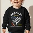 Fourth Grade Back To School Space Rocket Astronaut Graphic Toddler Sweatshirt