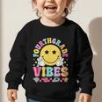 Fourth Grade Vibes Smile Face Back To School Boys Girls Kids Graphic Toddler Sweatshirt Fourth Grade Vibes Smile Face Back To School Boys Girls Kids Graphic Toddler Sweatshirt