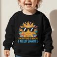 The Future Is Bright I Need Shades Back To School Students Graphic Toddler Sweatshirt