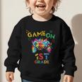 Game On 1st Grade Boys Kids Back To School Graphic Toddler Sweatshirt Game On 1st Grade Boys Kids Back To School Graphic Toddler Sweatshirt