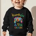 Game On 4th Grade Boys Kids Back To School Graphic Toddler Sweatshirt Game On 4th Grade Boys Kids Back To School Graphic Toddler Sweatshirt