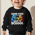 Game Over Back To School Gaming Controller Kids Gamer Graphic Toddler Sweatshirt