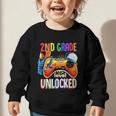 Gamer Back To School Gamepad 2nd Second Grade Level Unlocked Graphic Toddler Sweatshirt Gamer Back To School Gamepad 2nd Second Grade Level Unlocked Graphic Toddler Sweatshirt