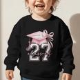 Girls Class Of 2027 Back To School Senior 2027 Coquette Bow Graphic Toddler Sweatshirt Girls Class Of 2027 Back To School Senior 2027 Coquette Bow Graphic Toddler Sweatshirt