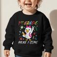 Girls Goose 1st Grade Here I Come Back To School Kids Graphic Toddler Sweatshirt Girls Goose 1st Grade Here I Come Back To School Kids Graphic Toddler Sweatshirt