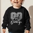 Go Cheer Bulldogs High School Spirit Fan Team Back To School Graphic Toddler Sweatshirt