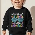 Goodbye 1st Grade Hello 2nd Grade Graduation Back To School Graphic Toddler Sweatshirt Goodbye 1st Grade Hello 2nd Grade Graduation Back To School Graphic Toddler Sweatshirt
