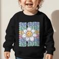 Groovy 2nd Grade Back To School First Day Of Second Grade Graphic Toddler Sweatshirt