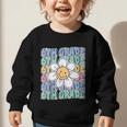 Groovy 6th Grade Back To School First Day Of Sixth Grade Graphic Toddler Sweatshirt Groovy 6th Grade Back To School First Day Of Sixth Grade Graphic Toddler Sweatshirt