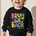 Groovy Custodian Bruh We Back To School Janitor Retro Graphic Toddler Sweatshirt Groovy Custodian Bruh We Back To School Janitor Retro Graphic Toddler Sweatshirt