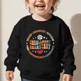 Groovy Enrollment Secretary Back To School Graphic Toddler Sweatshirt